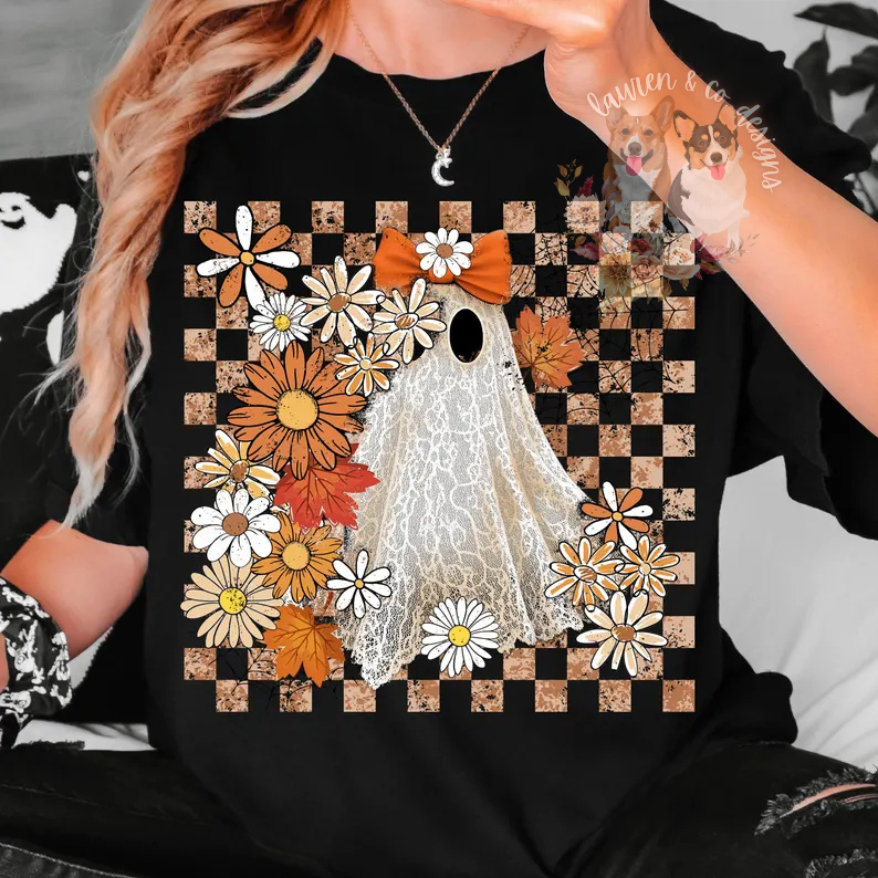 Floral Retro Ghost